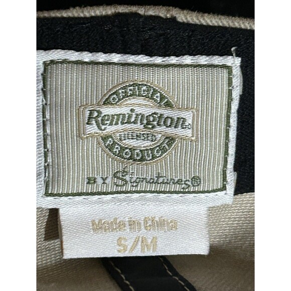 Remington Country Flex Fit Hat Size S/M Beige Black Large R Print Hunting - Picture 5 of 11